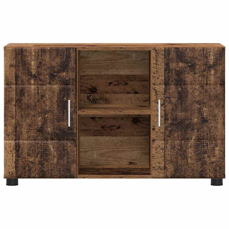 Dressoir met plank Oudhout 88,5 x 30,5 x 55,5 cm Bewerkt hout