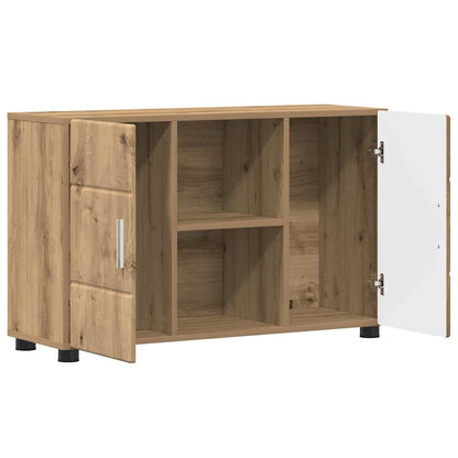 Dressoir Artisan Eiken 88,5 x 30,5 x 55,5 cm Bewerkt hout