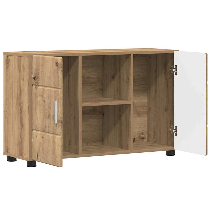 Dressoir Artisan Eiken 88,5 x 30,5 x 55,5 cm Bewerkt hout