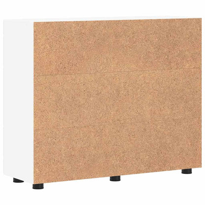 Houten Kast met opslag Wit 88,5 x 30,5 x 73 cm Bewerkt hout
