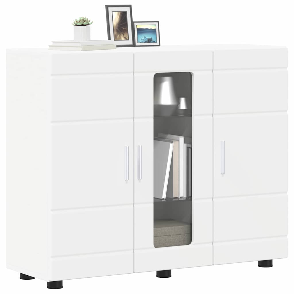 Houten Kast met opslag Wit 88,5 x 30,5 x 73 cm Bewerkt hout