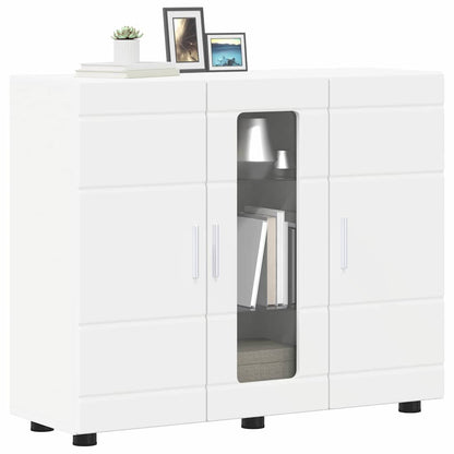 Houten Kast met opslag Wit 88,5 x 30,5 x 73 cm Bewerkt hout