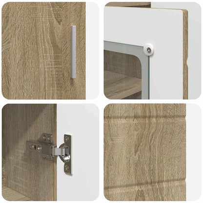 Houten Kast Sonoma Eiken 88,5 x 30,5 x 73 cm Bewerkt hout