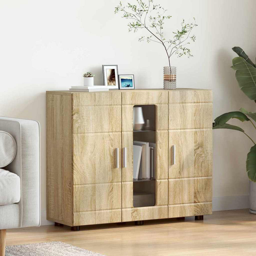 Houten Kast Sonoma Eiken 88,5 x 30,5 x 73 cm Bewerkt hout