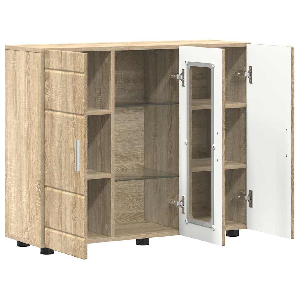 Houten Kast Sonoma Eiken 88,5 x 30,5 x 73 cm Bewerkt hout