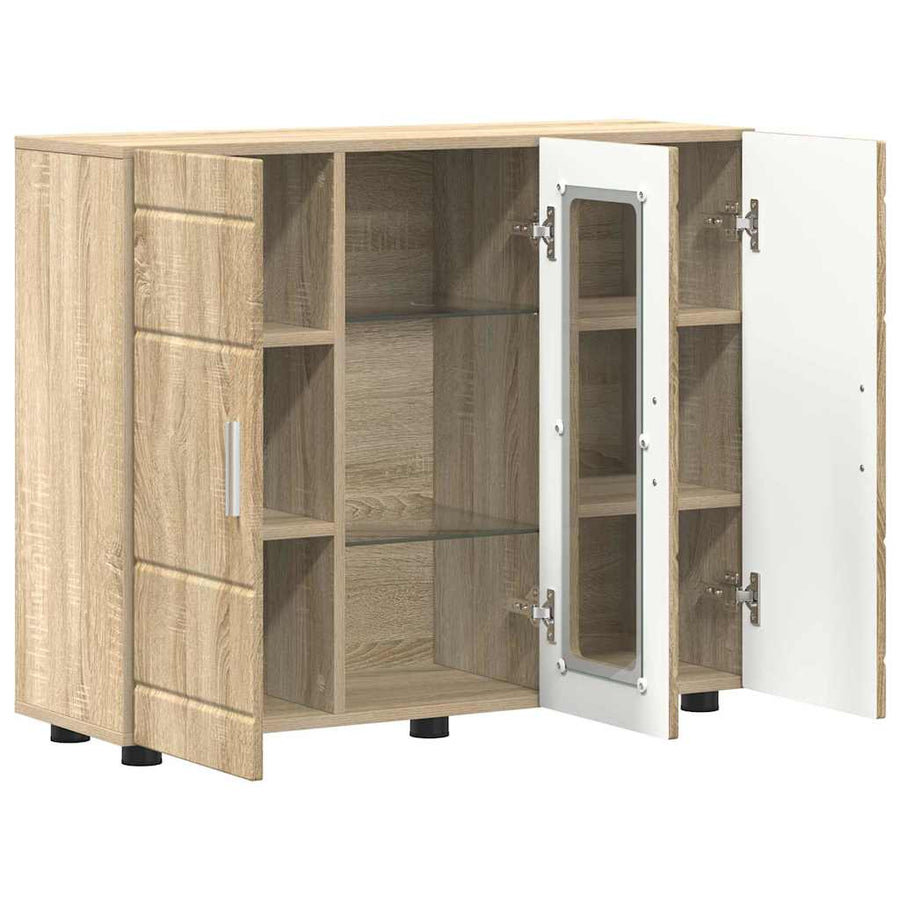 Houten Kast Sonoma Eiken 88,5 x 30,5 x 73 cm Bewerkt hout