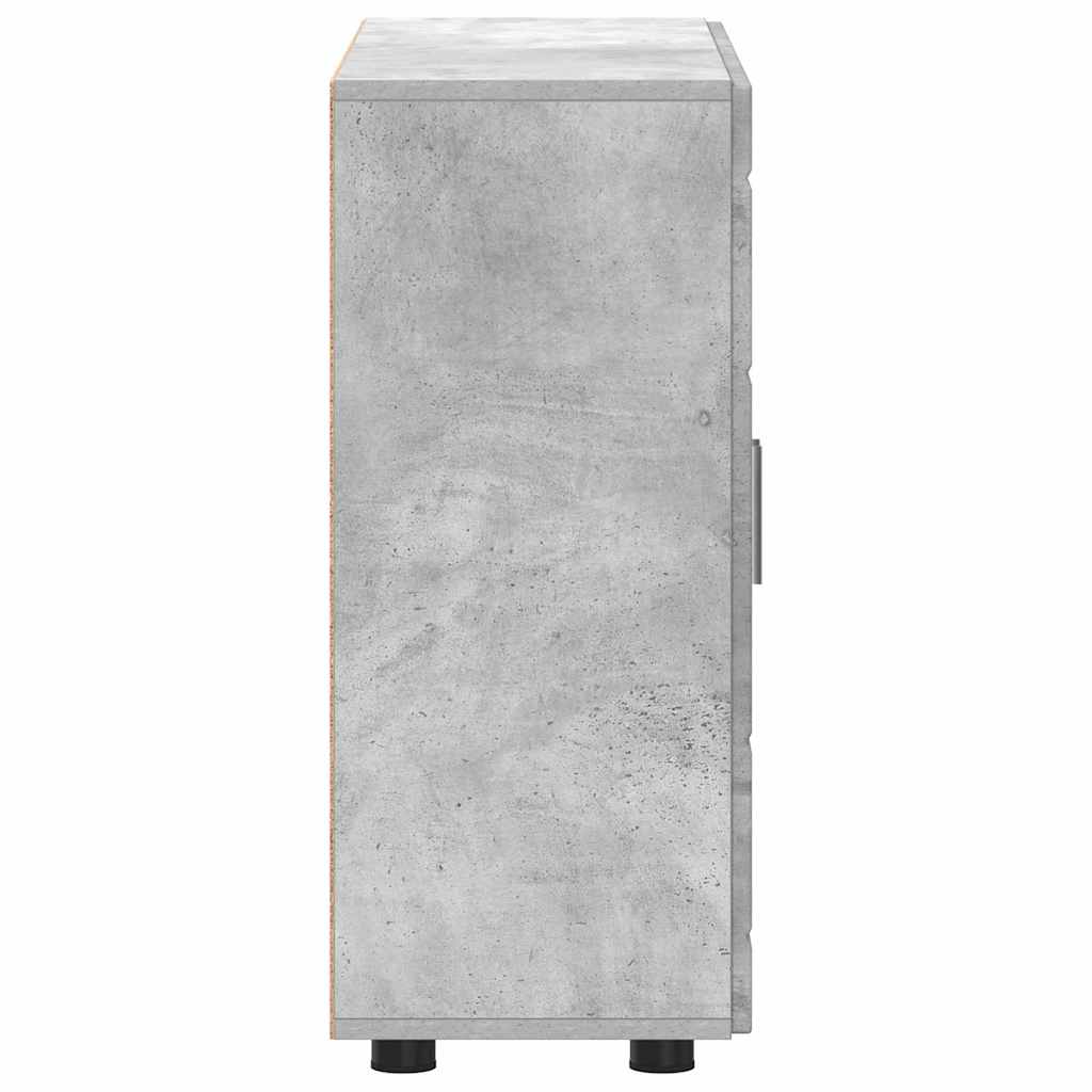 Houten Kast Beton Grijs 88,5 x 30,5 x 73 cm Bewerkt hout