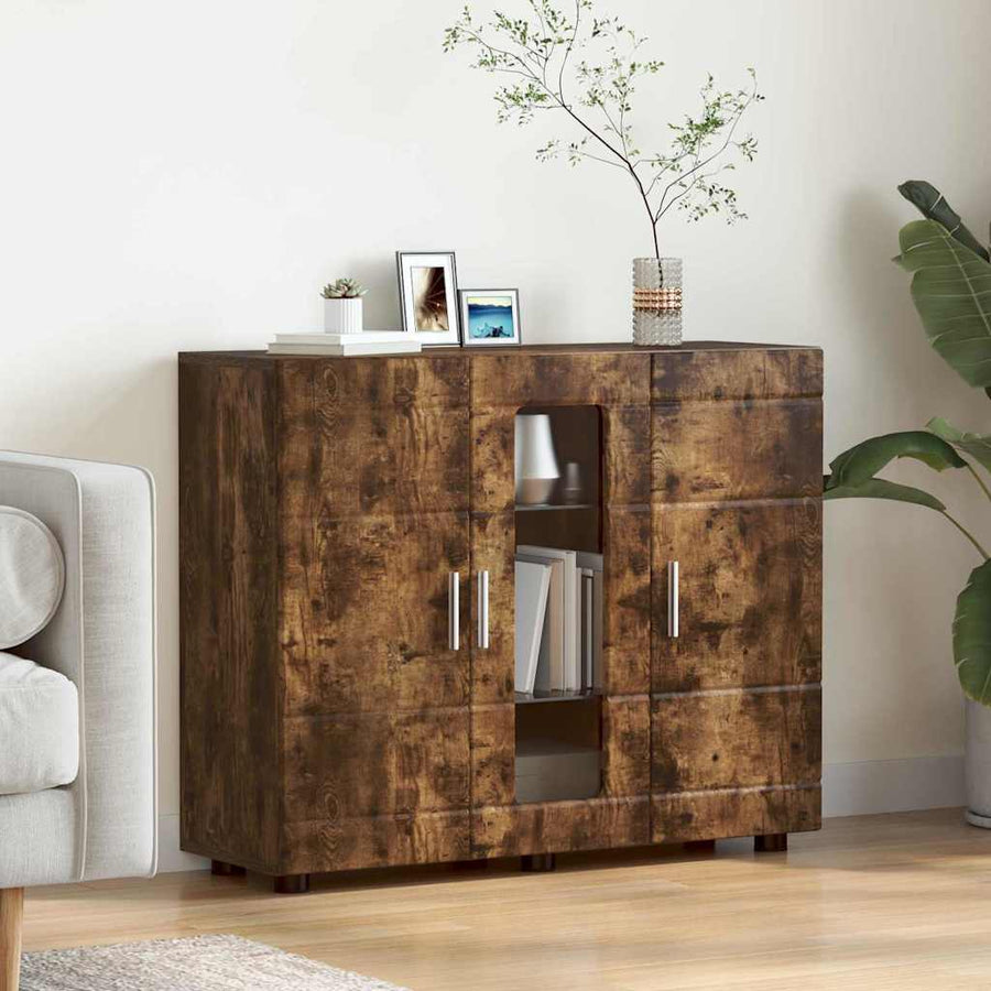 Houten Kast Gerookt eiken 88,5 x 30,5 x 73 cm Bewerkt hout