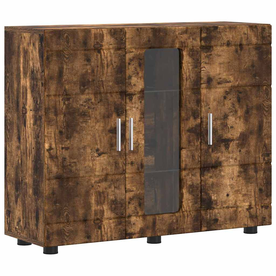 Houten Kast Gerookt eiken 88,5 x 30,5 x 73 cm Bewerkt hout