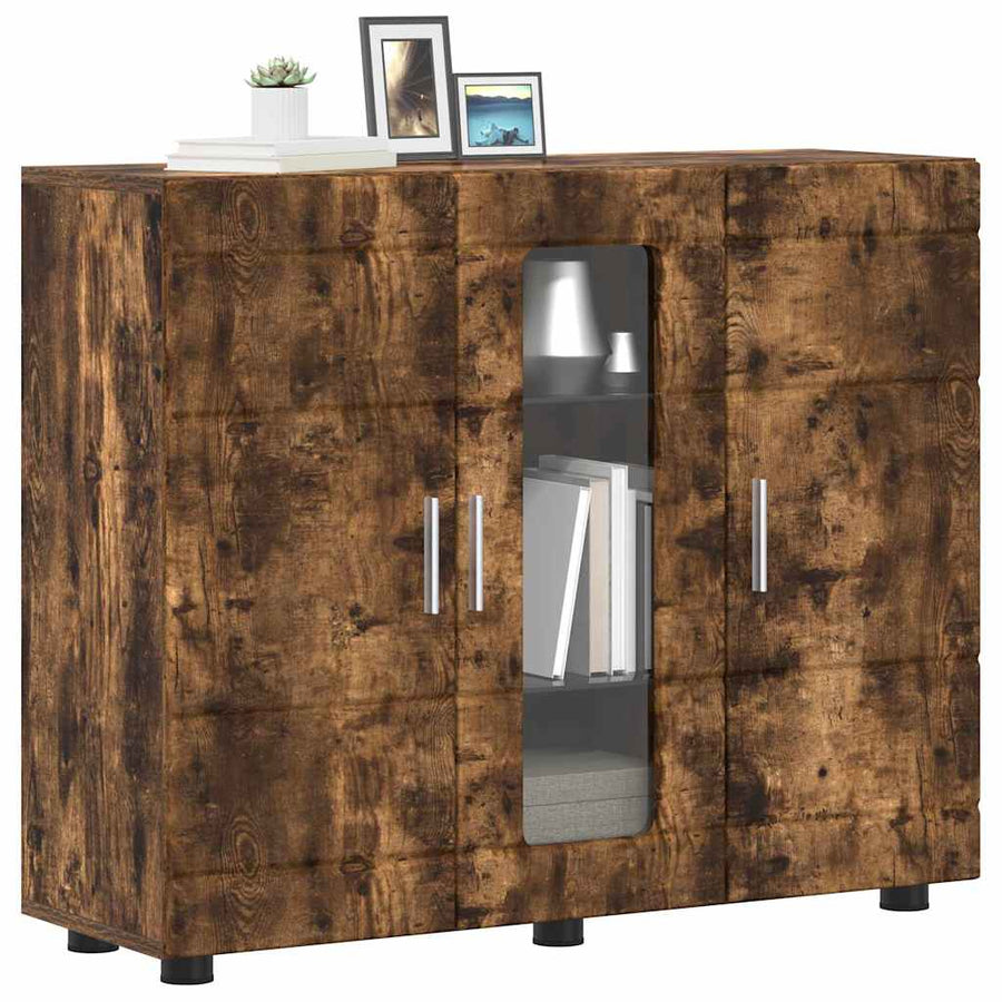 Houten Kast Gerookt eiken 88,5 x 30,5 x 73 cm Bewerkt hout