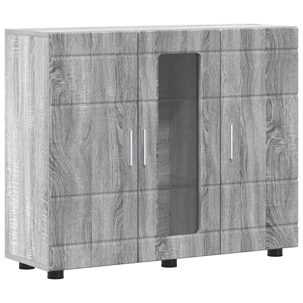Houten Kast Grijs Sonoma 88,5 x 30,5 x 73 cm Bewerkt hout