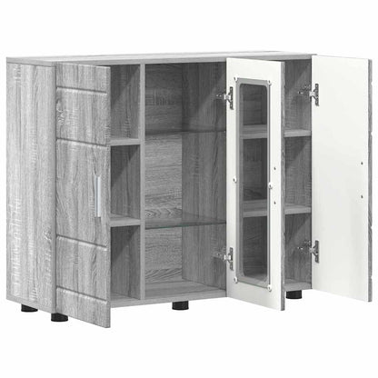 Houten Kast Grijs Sonoma 88,5 x 30,5 x 73 cm Bewerkt hout