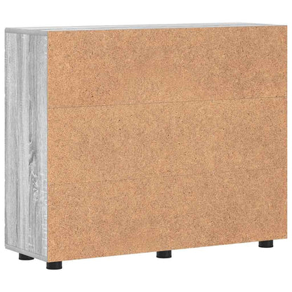 Houten Kast Grijs Sonoma 88,5 x 30,5 x 73 cm Bewerkt hout