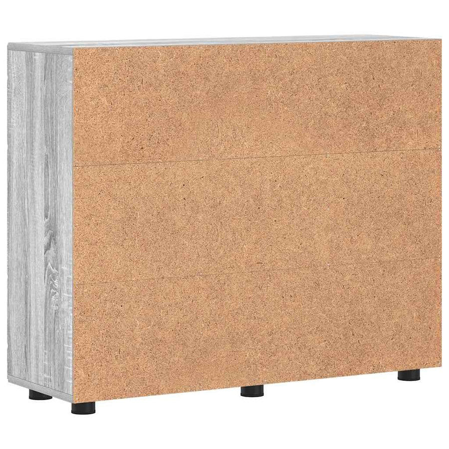 Houten Kast Grijs Sonoma 88,5 x 30,5 x 73 cm Bewerkt hout