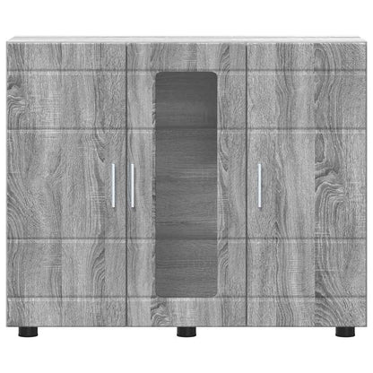 Houten Kast Grijs Sonoma 88,5 x 30,5 x 73 cm Bewerkt hout