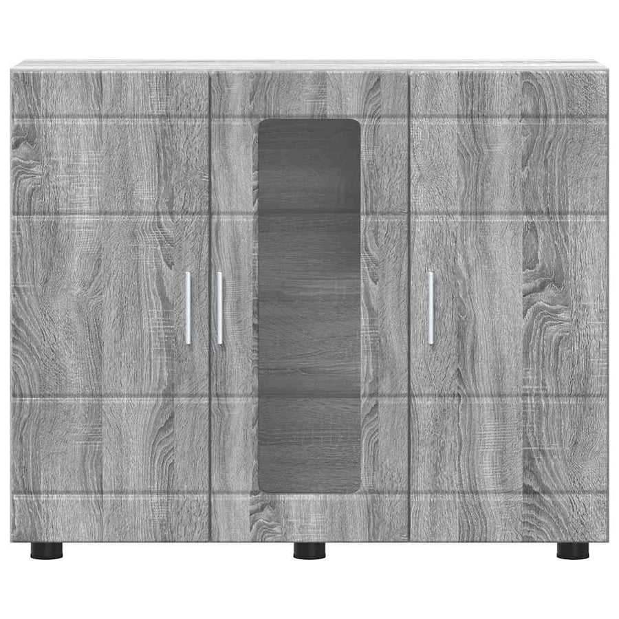 Houten Kast Grijs Sonoma 88,5 x 30,5 x 73 cm Bewerkt hout