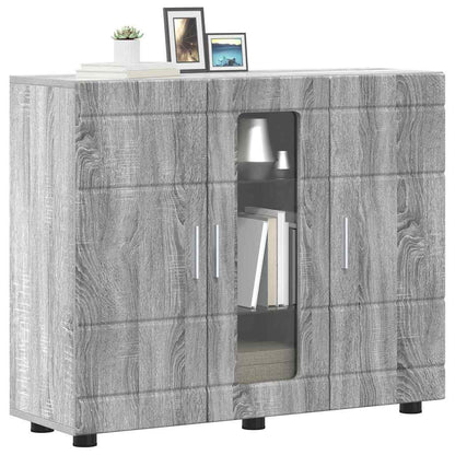 Houten Kast Grijs Sonoma 88,5 x 30,5 x 73 cm Bewerkt hout