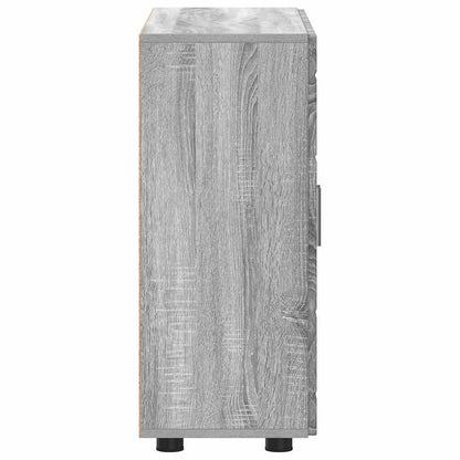 Houten Kast Grijs Sonoma 88,5 x 30,5 x 73 cm Bewerkt hout
