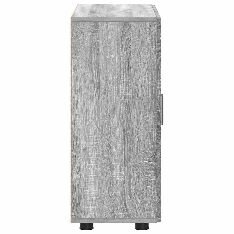 Houten Kast Grijs Sonoma 88,5 x 30,5 x 73 cm Bewerkt hout