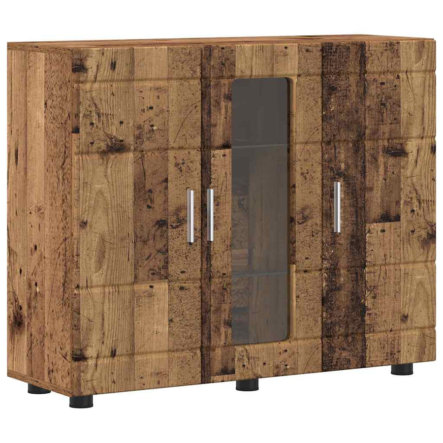 Houten Kast met opslag Oudhout 88,5 x 30,5 x 73 cm Bewerkt hout