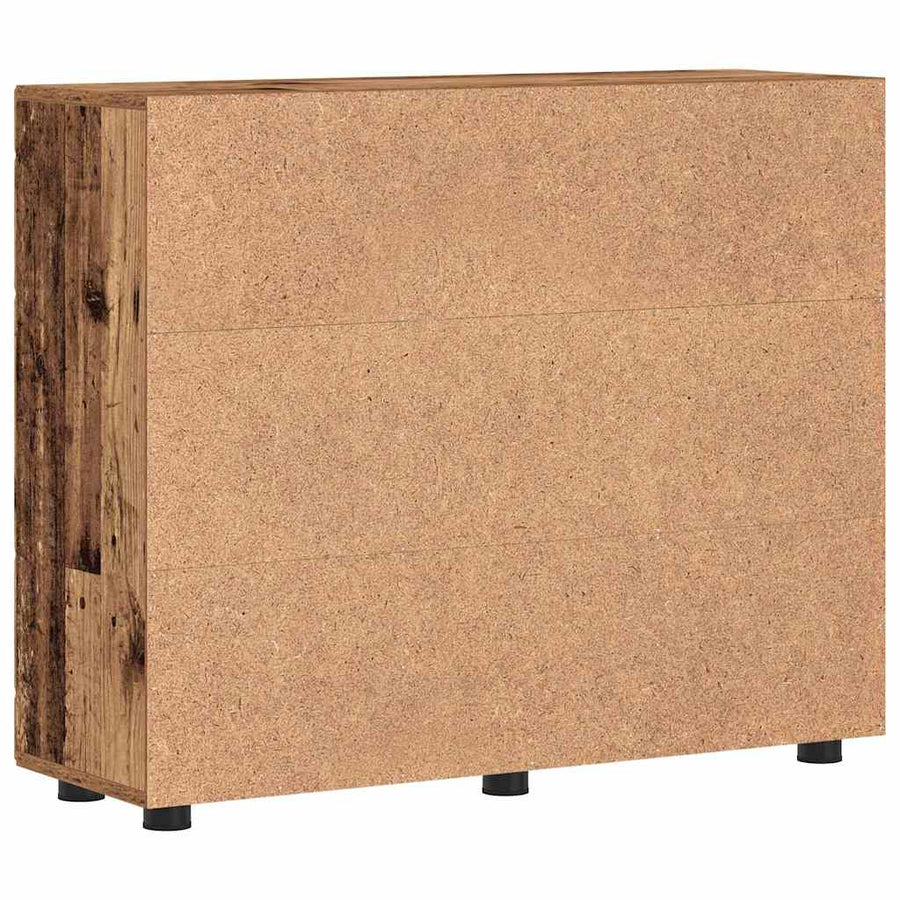 Houten Kast met opslag Oudhout 88,5 x 30,5 x 73 cm Bewerkt hout