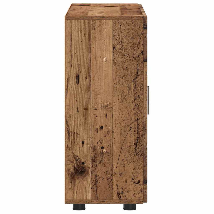 Houten Kast met opslag Oudhout 88,5 x 30,5 x 73 cm Bewerkt hout