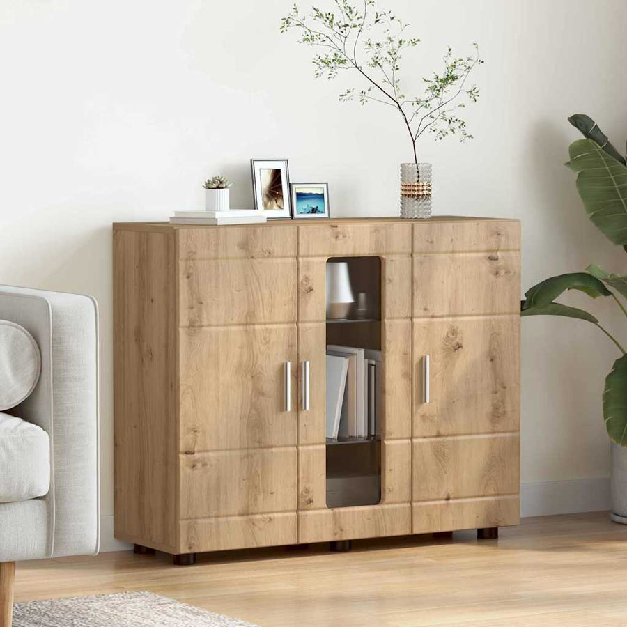 Houten Kast Artisan Eiken 88,5 x 30,5 x 73 cm Bewerkt hout