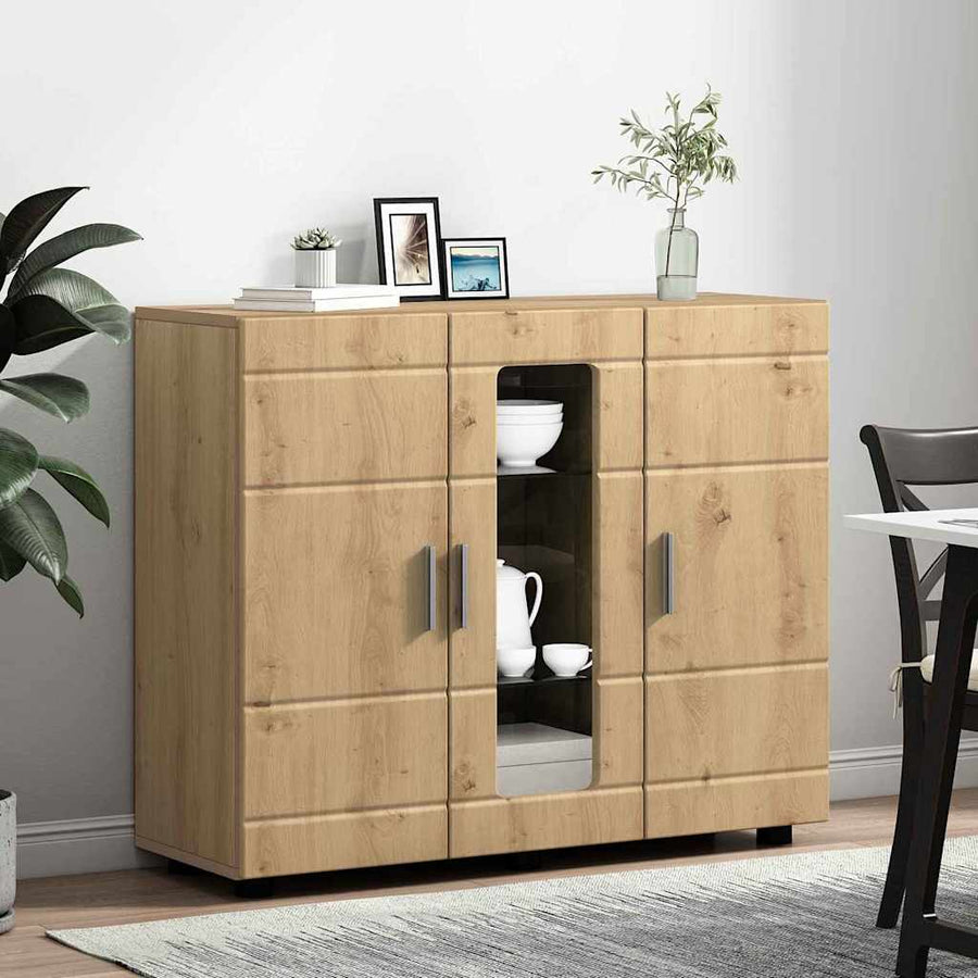 Houten Kast Artisan Eiken 88,5 x 30,5 x 73 cm Bewerkt hout