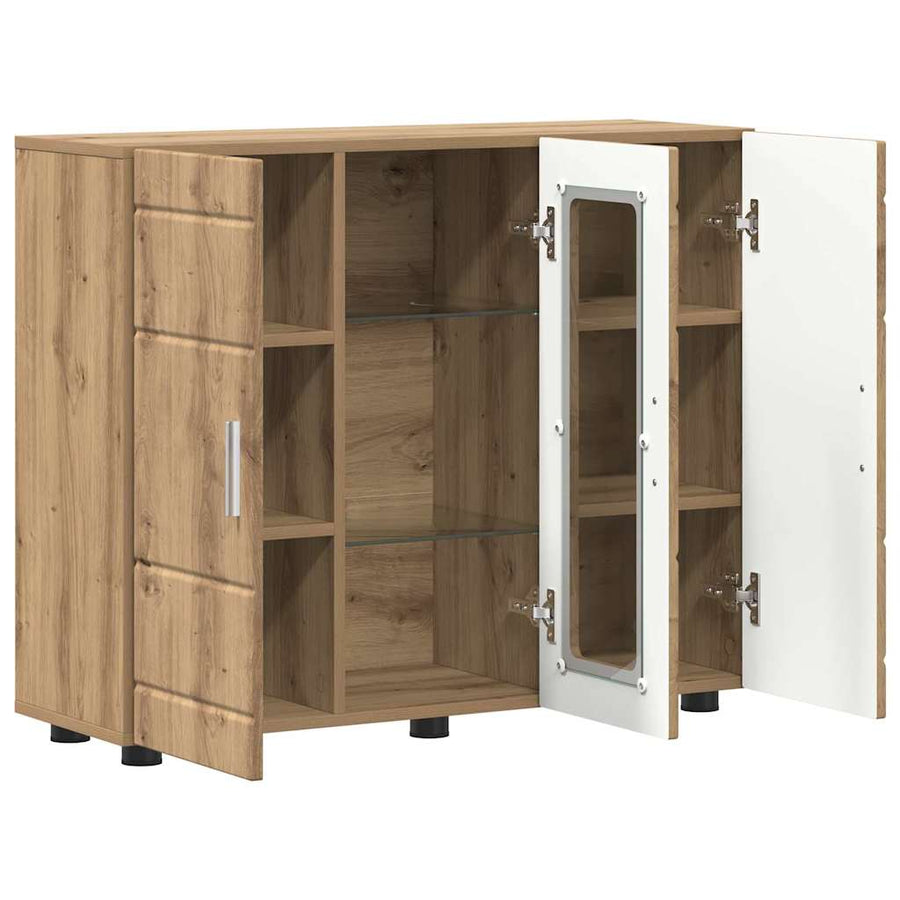 Houten Kast Artisan Eiken 88,5 x 30,5 x 73 cm Bewerkt hout