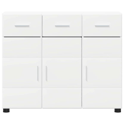 Dressoir met plank Wit 88,5 x 30,5 x 73 cm Bewerkt hout