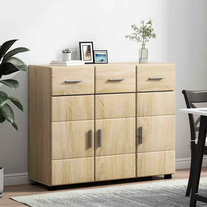 Dressoir Sonoma Eiken 88,5 x 30,5 x 73 cm Bewerkt hout