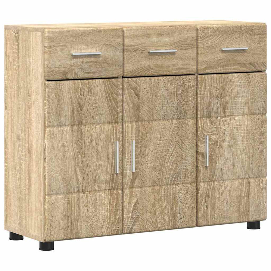 Dressoir Sonoma Eiken 88,5 x 30,5 x 73 cm Bewerkt hout