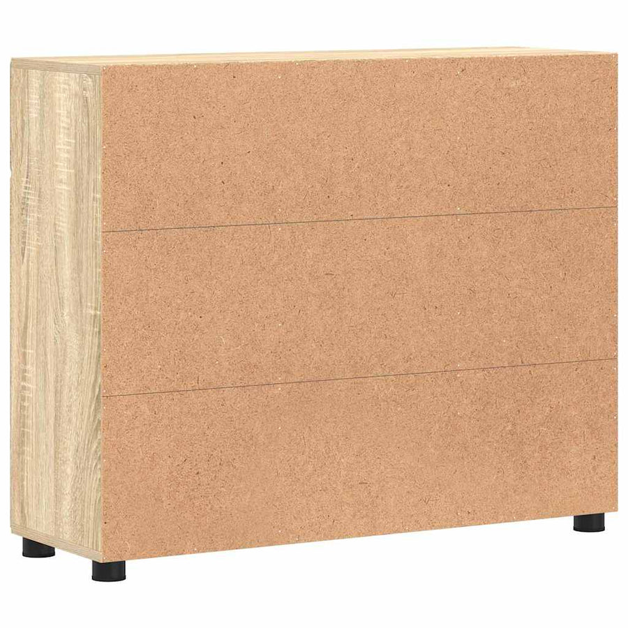 Dressoir Sonoma Eiken 88,5 x 30,5 x 73 cm Bewerkt hout