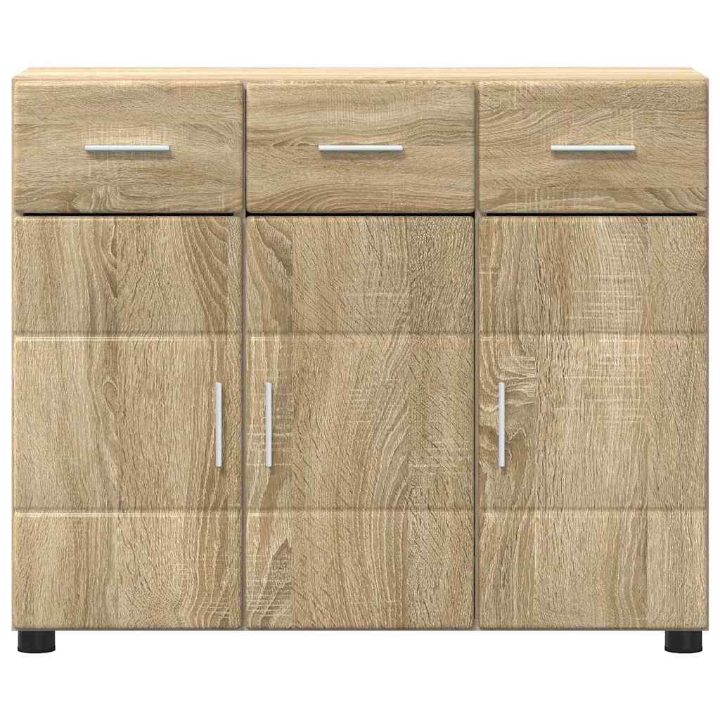 Dressoir Sonoma Eiken 88,5 x 30,5 x 73 cm Bewerkt hout