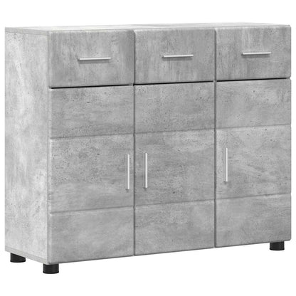 Dressoir FLORIN Beton Grijs 88,5 x 30,5 x 73 cm Bewerkt hout