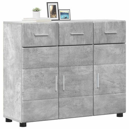 Dressoir FLORIN Beton Grijs 88,5 x 30,5 x 73 cm Bewerkt hout