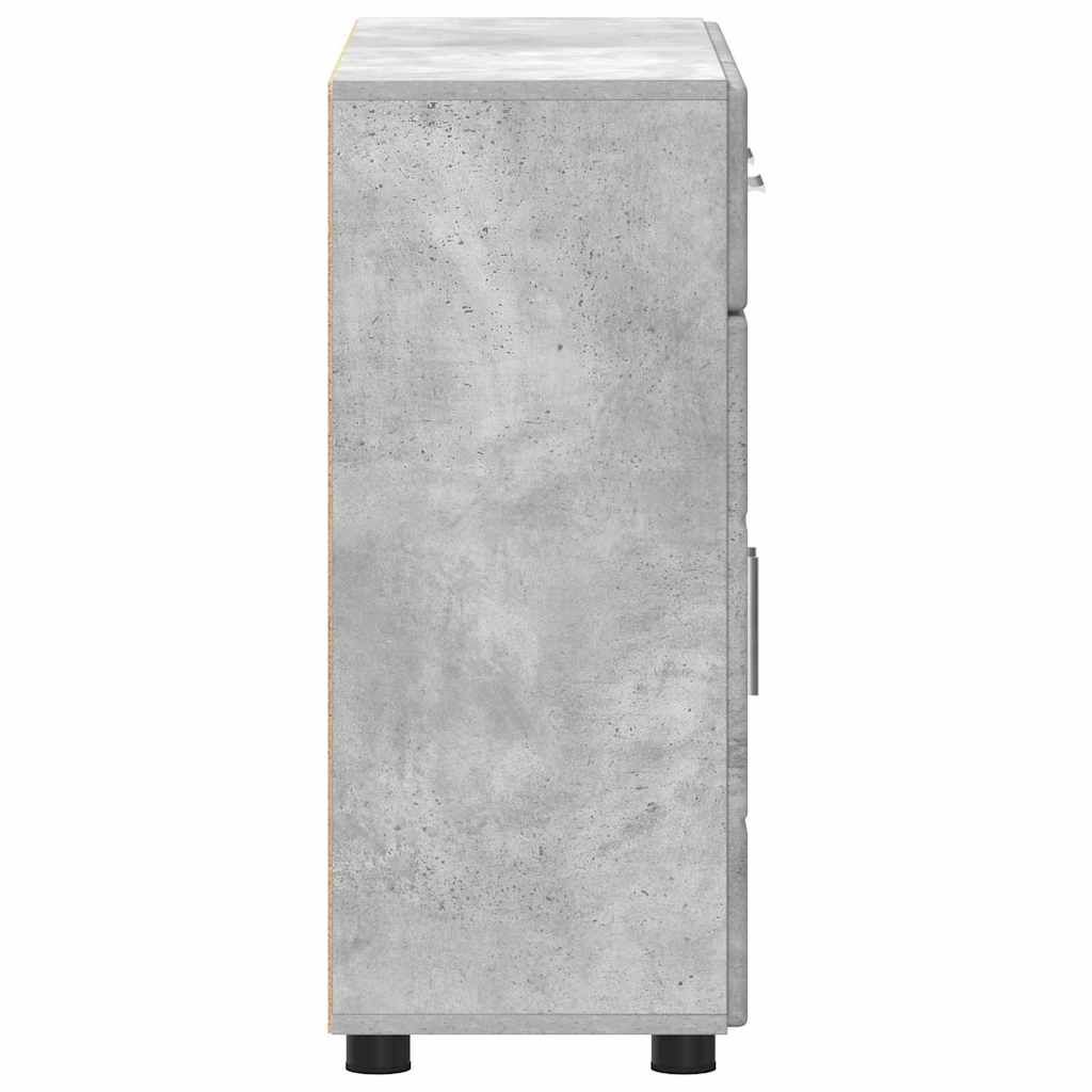 Dressoir FLORIN Beton Grijs 88,5 x 30,5 x 73 cm Bewerkt hout