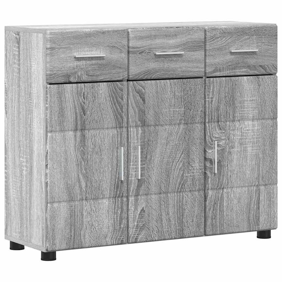 Dressoir Grijs Sonoma 88,5 x 30,5 x 73 cm Bewerkt hout