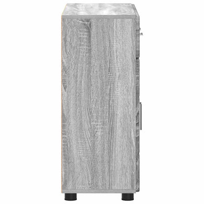 Dressoir Grijs Sonoma 88,5 x 30,5 x 73 cm Bewerkt hout