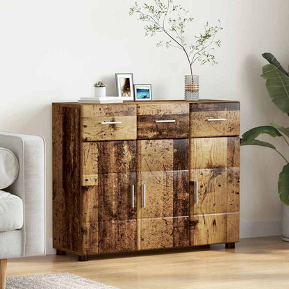 Dressoir met plank Oudhout 88,5 x 30,5 x 73 cm Bewerkt hout