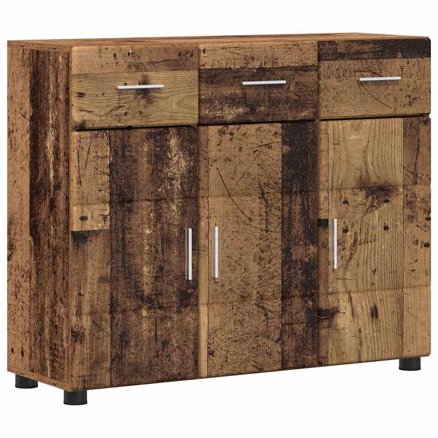 Dressoir met plank Oudhout 88,5 x 30,5 x 73 cm Bewerkt hout