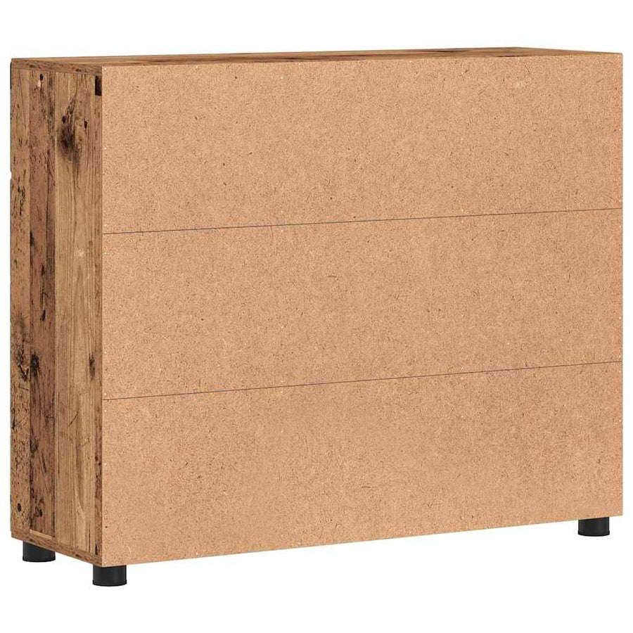 Dressoir met plank Oudhout 88,5 x 30,5 x 73 cm Bewerkt hout