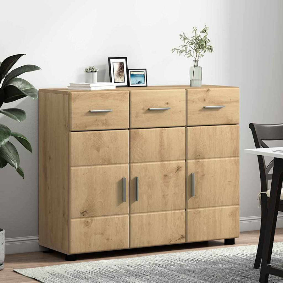 Dressoir Artisan Eiken 88,5 x 30,5 x 73 cm Bewerkt hout
