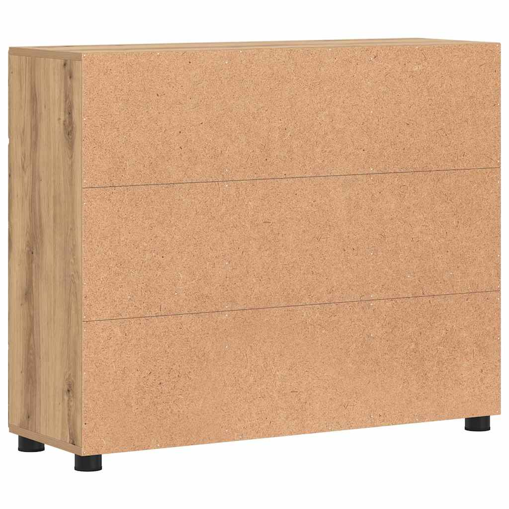 Dressoir Artisan Eiken 88,5 x 30,5 x 73 cm Bewerkt hout