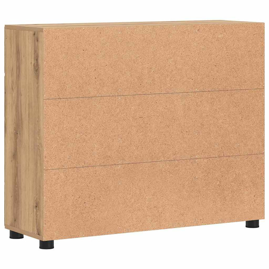 Dressoir Artisan Eiken 88,5 x 30,5 x 73 cm Bewerkt hout