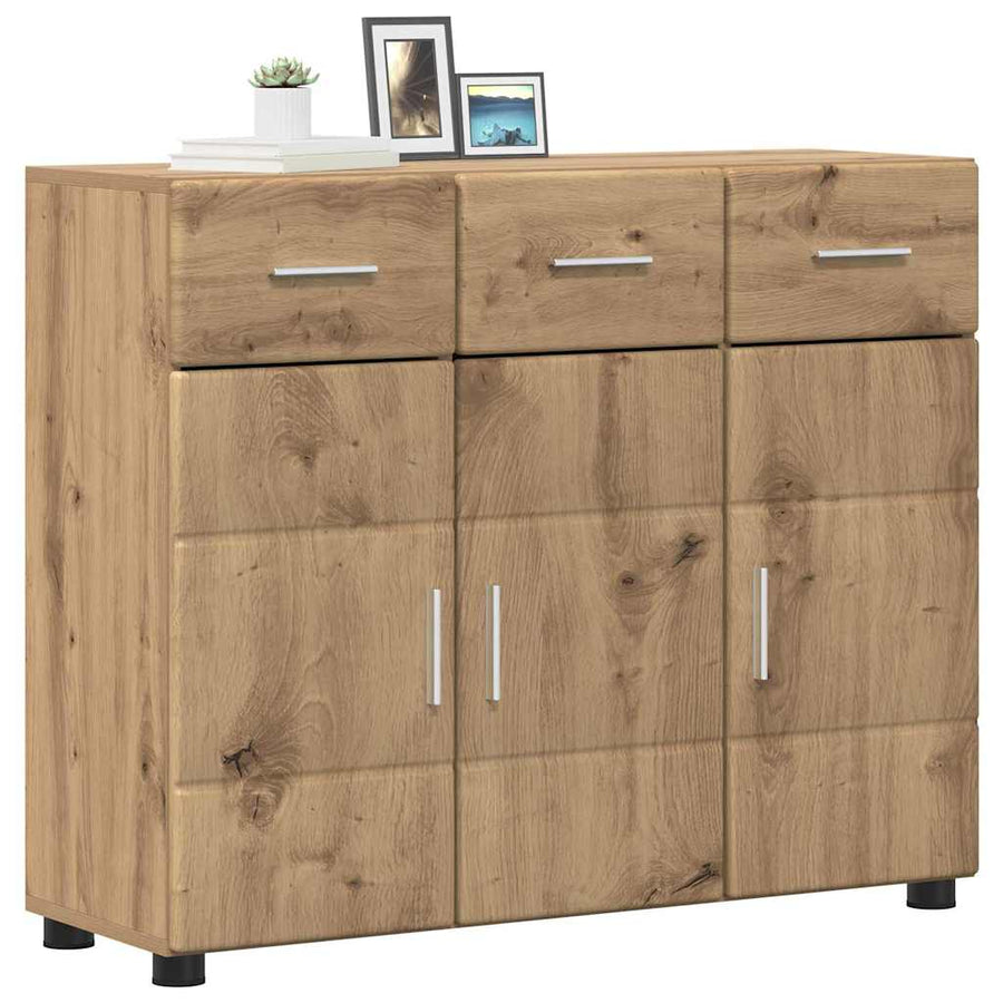 Dressoir Artisan Eiken 88,5 x 30,5 x 73 cm Bewerkt hout