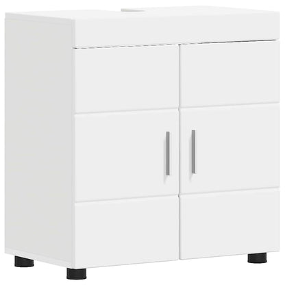 Badkamerkastenset TULUM Wit 60 x 34 x 63 cm Bewerkt hout