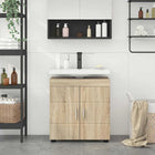 Badkamerkastenset Tulum Sonoma eiken 60x34x63 cm