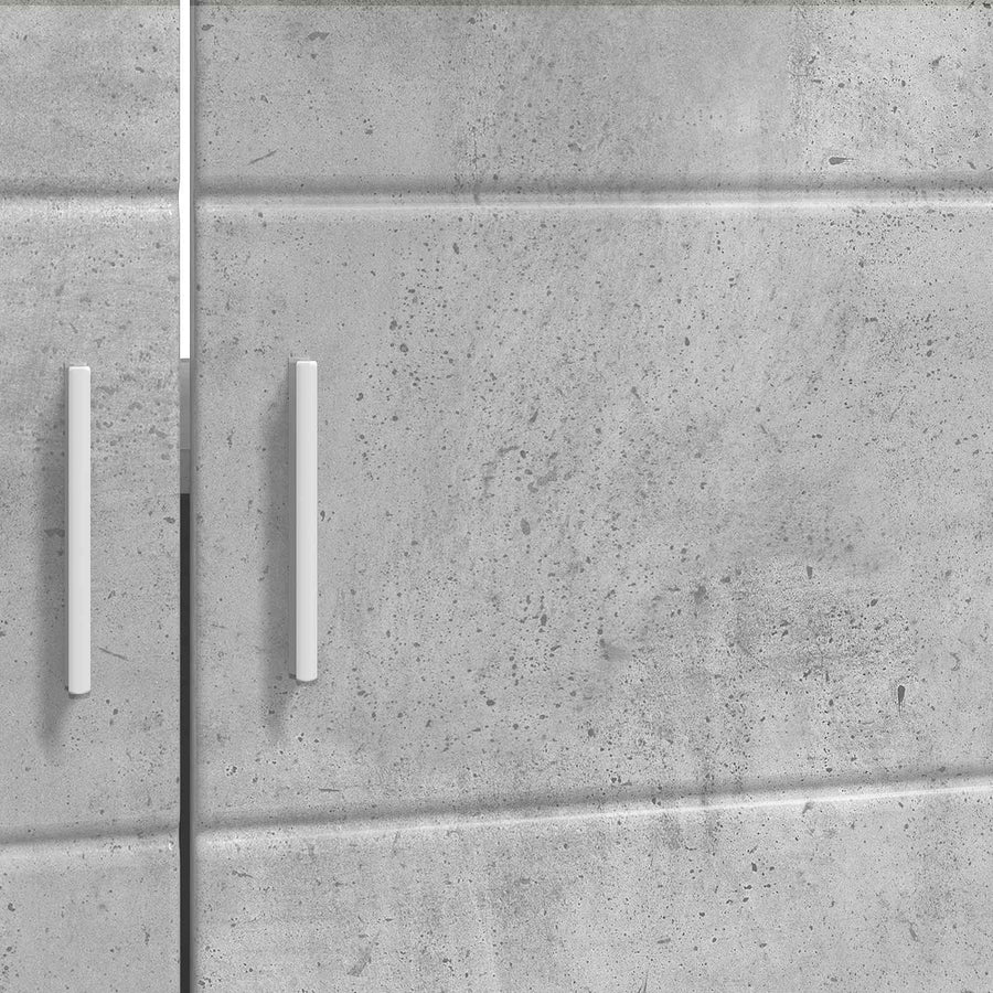 Badkamerkastenset met opslag TULUM Beton Grijs 60 x 34 x 63 cm