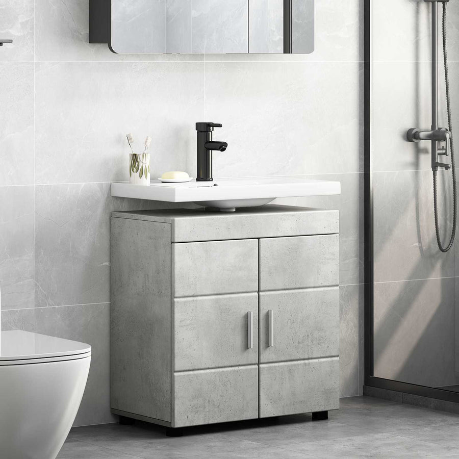 Badkamerkastenset met opslag TULUM Beton Grijs 60 x 34 x 63 cm
